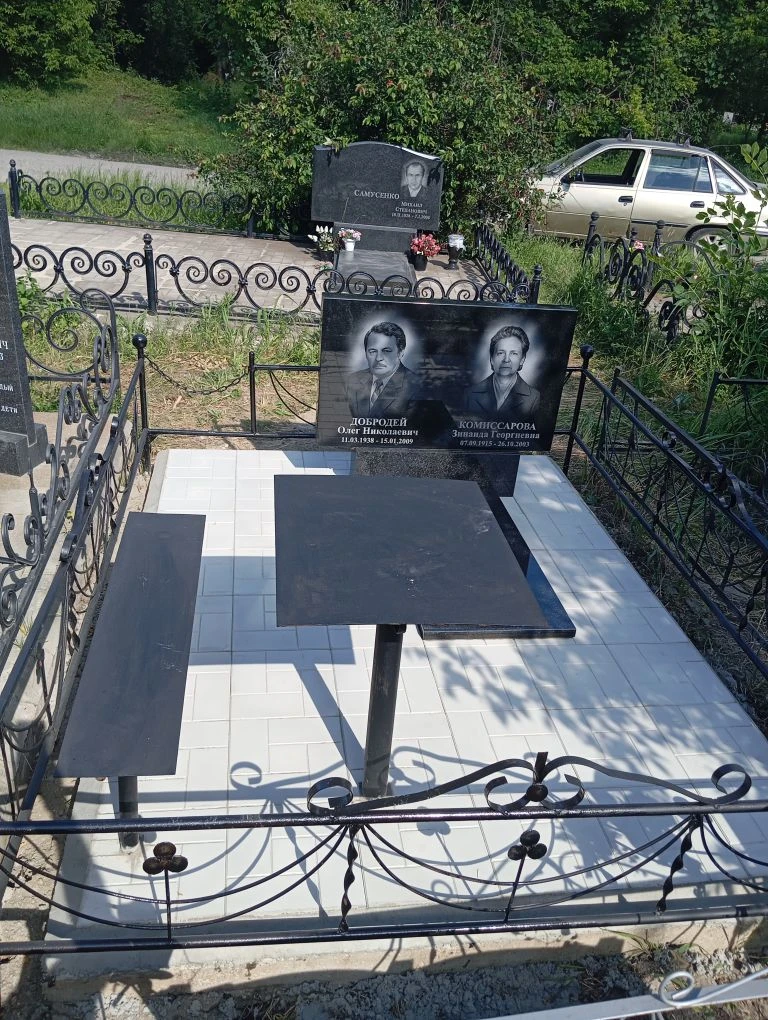 Благоустройство захоронения и памятник на Славянском кладбище Благоустройство захоронения и памятник на Славянском кладбище