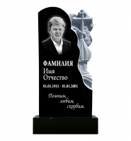 Памятник из гранита православный №48, (габбро, Карелия)