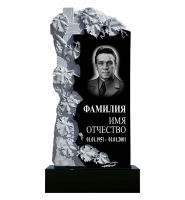 Памятник из гранита виноградная лоза №90, (габбро, Карелия)