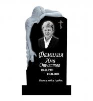 Памятник из гранита скорбящая №29, (габбро, Карелия)