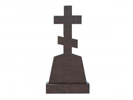Памятник из гранита ДВ026, 120х60х8 см (Дымовский гранит)