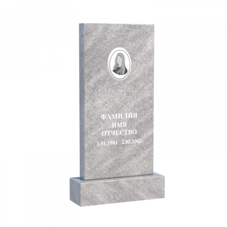 Памятник из мрамора 120х60х8 см (Полевское РФ)