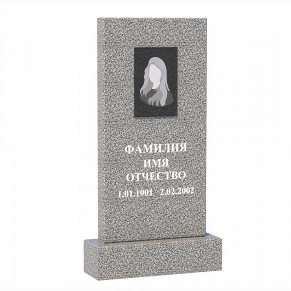 Памятник из гранита 80х40х7 см (Уральский РФ)