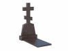 Памятник из гранита ДВ026, 120х60х8 см (Дымовский гранит)