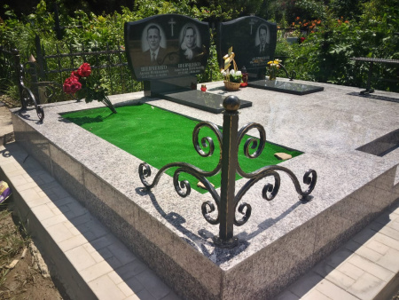 Оградка из металла "Угол большой"  65х65 см (патина золото)