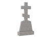 Памятник из гранита УВ026, 120х60х8 см (серый гранит)
